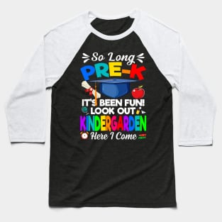 Look Out Kindergarten Pre-K Graduate Preschool Graduation Baseball T-Shirt